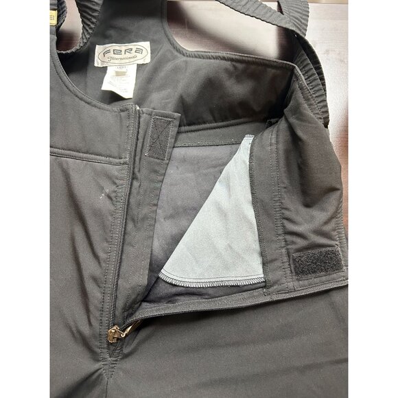 Fera Internationale Ski Bib Pants Womens 14L Black Made in Hong Kong Vintage - Picture 6 of 12